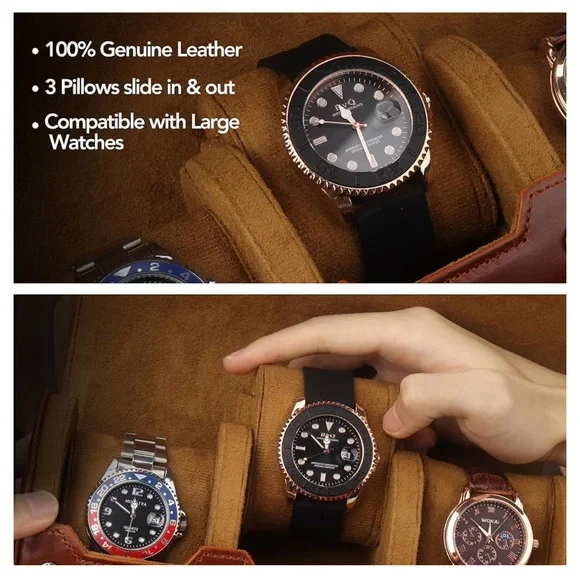 NIP Leather Watch Case - Picture 8 of 13